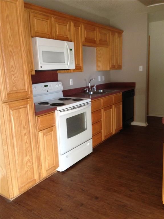 kitchen stove, microwave, dishwasher and refrigerator included